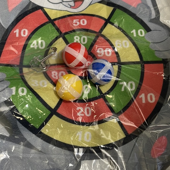 Rabbit Family Interactive Educational Toy -Cartoon Animal Dart Board Sticky Ball - Picture 5 of 7